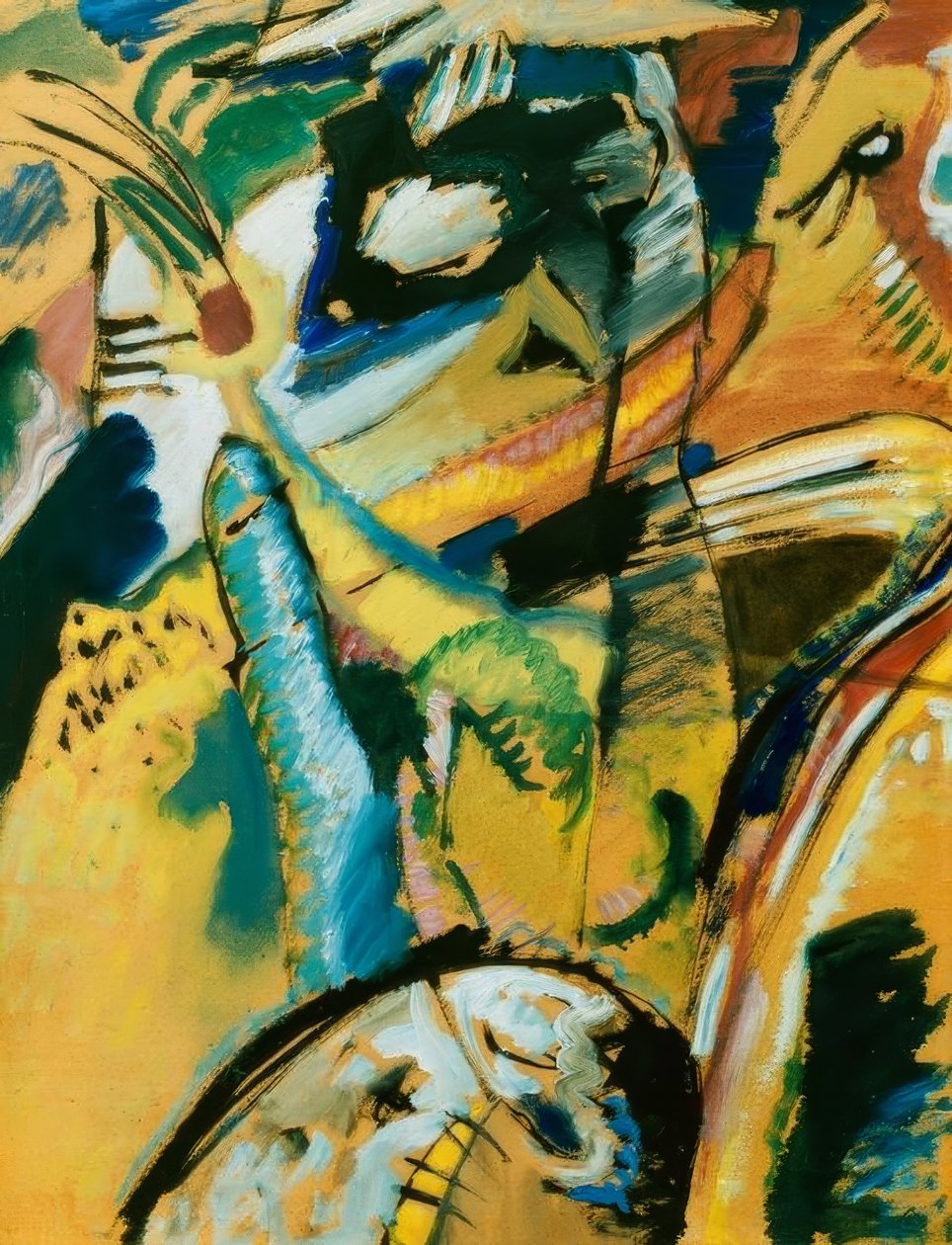 Edwin R. Campbell No. 3の壁画に関する小さな研究 作： ワシリー・カンディンスキー