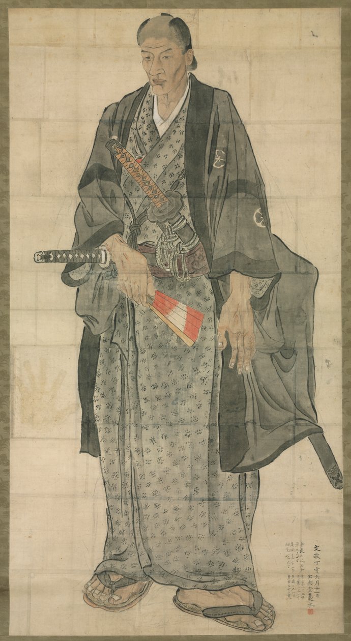 Portrait of Ōzora Buzaemon 作： 渡辺崋山