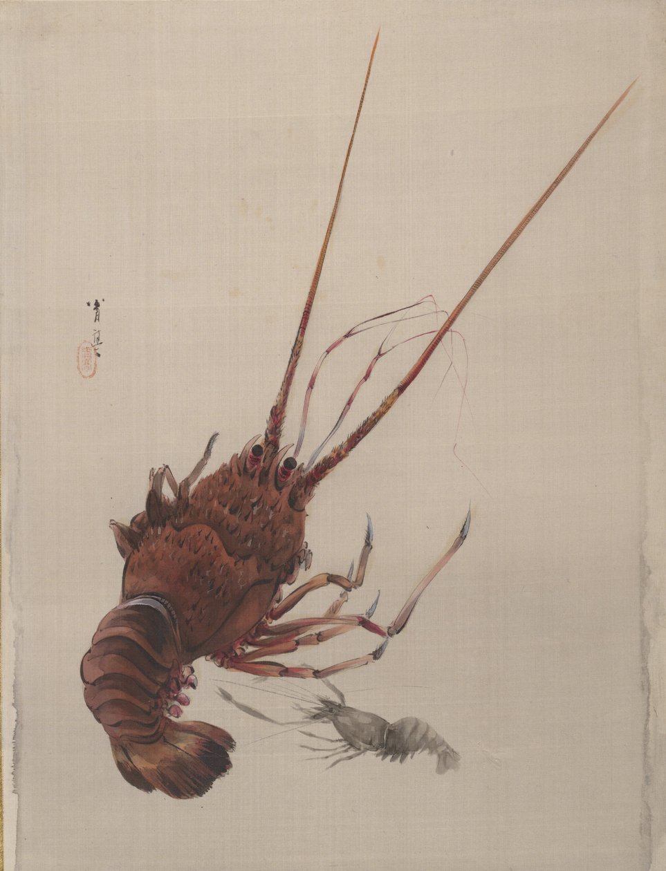 ザリガニ、ca。 1887。 作： 渡辺ページイ