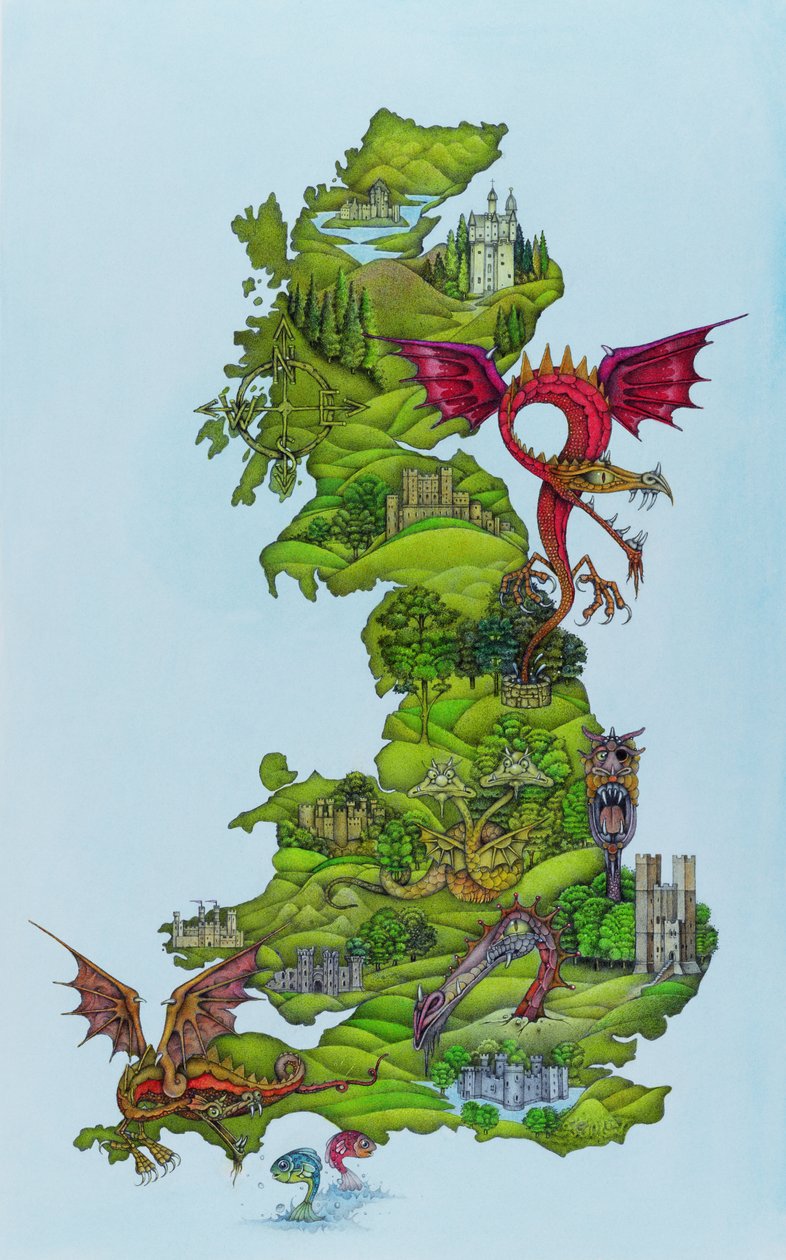 ドラゴンの地図 作： ウェイン・アンダーソン