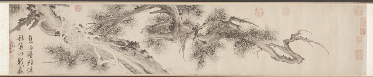 古い松の木 作： 文正明