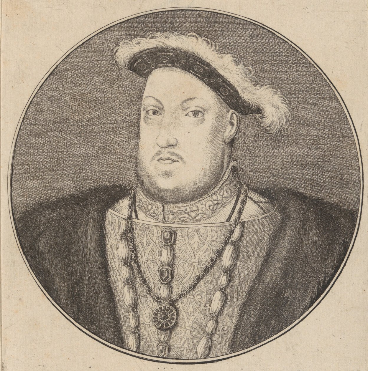 Henricus VIII Angliae Rex等、1647年、1647年。 作： ヴァーツラフ・ホラー