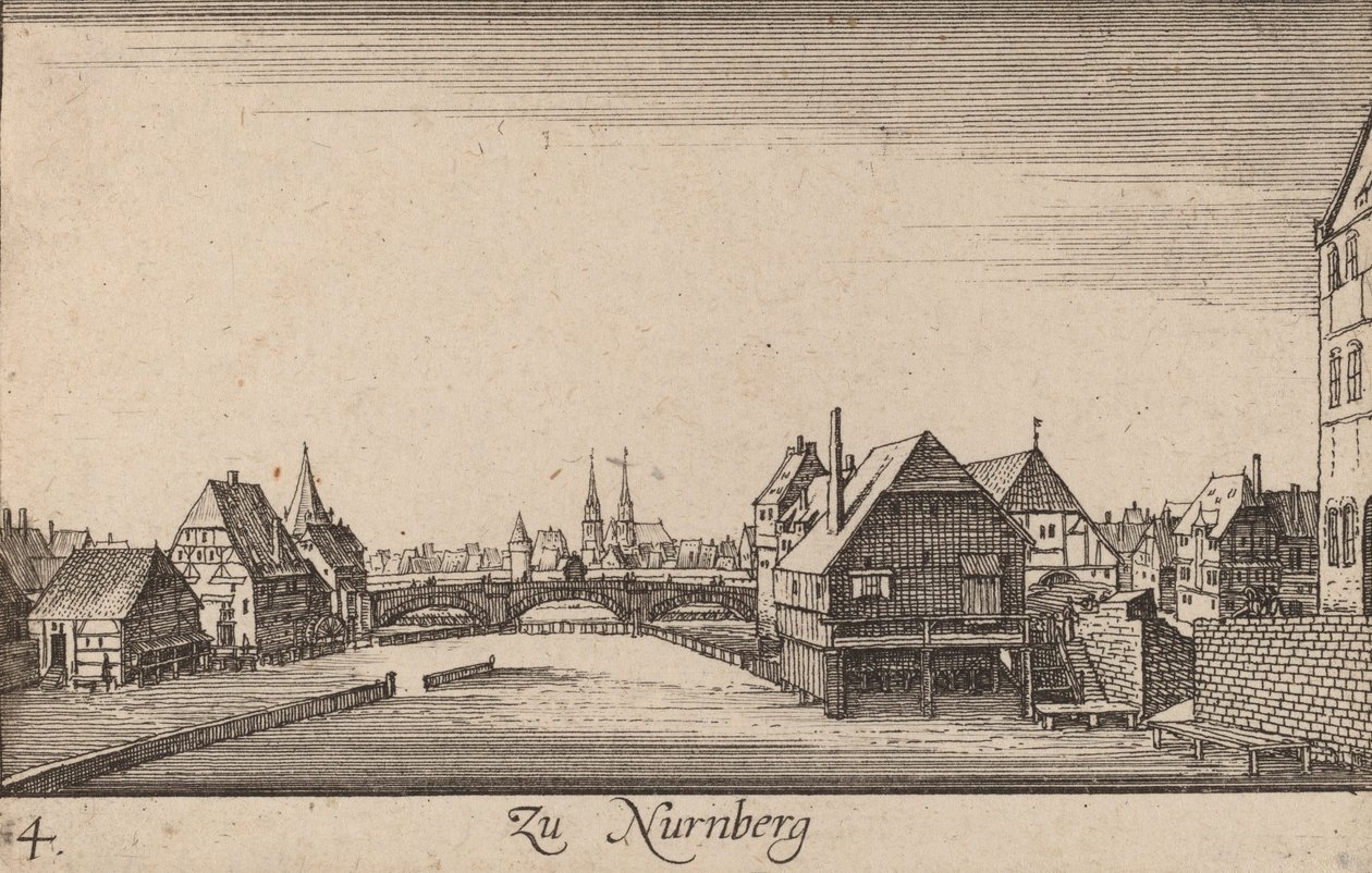 ニュルンベルク、1635年。 作： ヴァーツラフ・ホラー