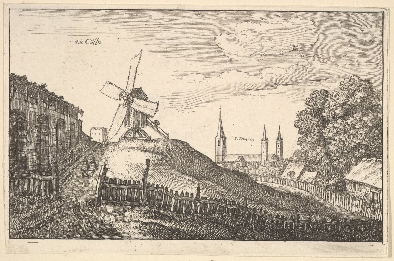 zü Cölln Cologne, 1643. 作： ヴァーツラフ・ホラー