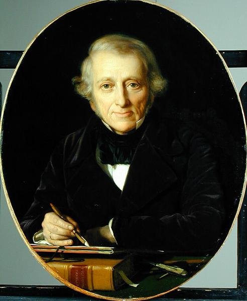 アーティストの肖像Leo Lehmann（1782-1859）、1851 作： ヴィルヘルム・オーギュスト・ルドルフ・レーマン