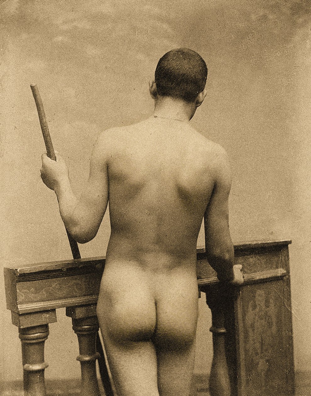男性のヌードの研究、シチリア、C.1900 作： ヴィルヘルム・フォン・グローデン男爵