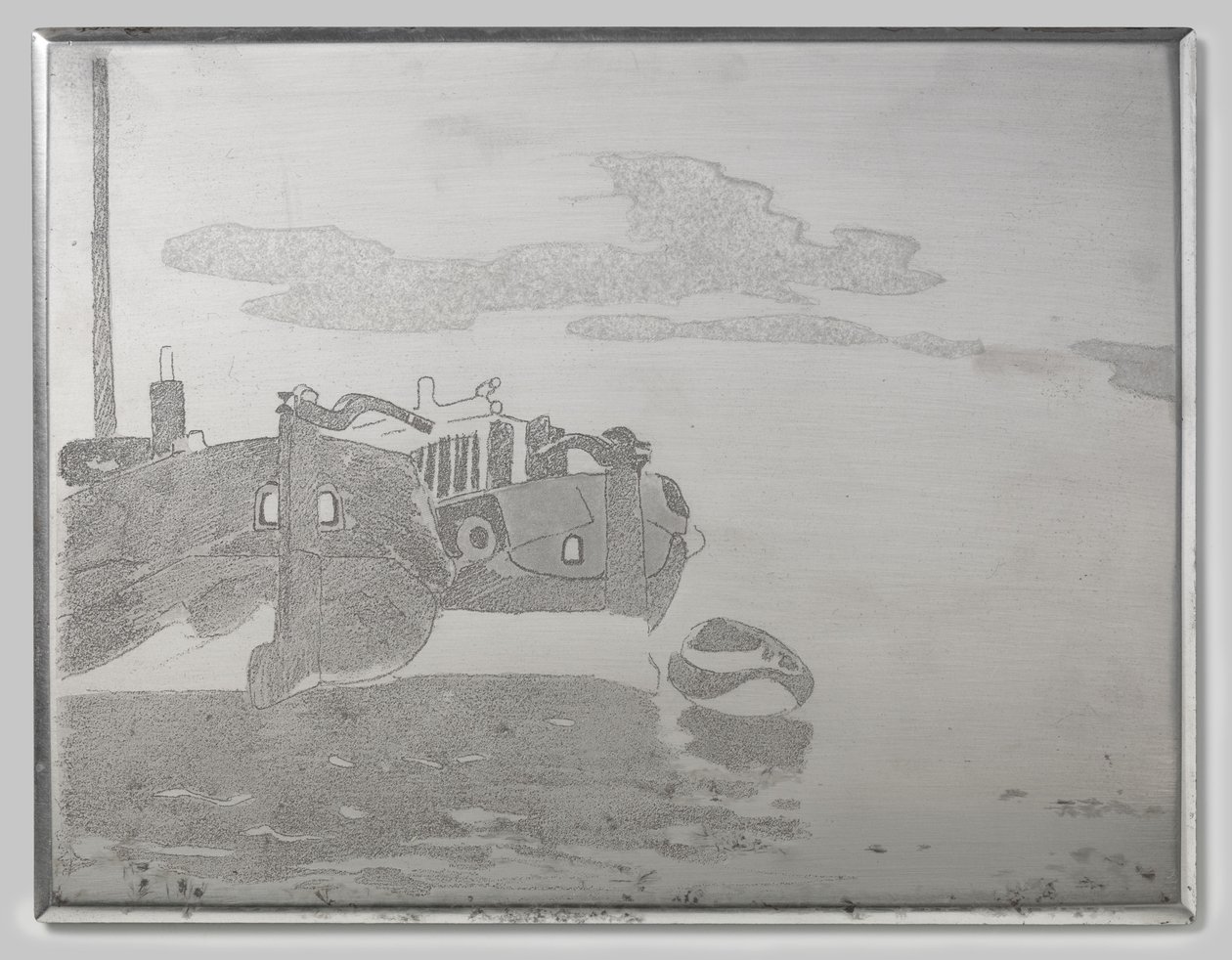 はしけ 2 隻 作： ウィレム・アーノルドゥス・ウィッセン