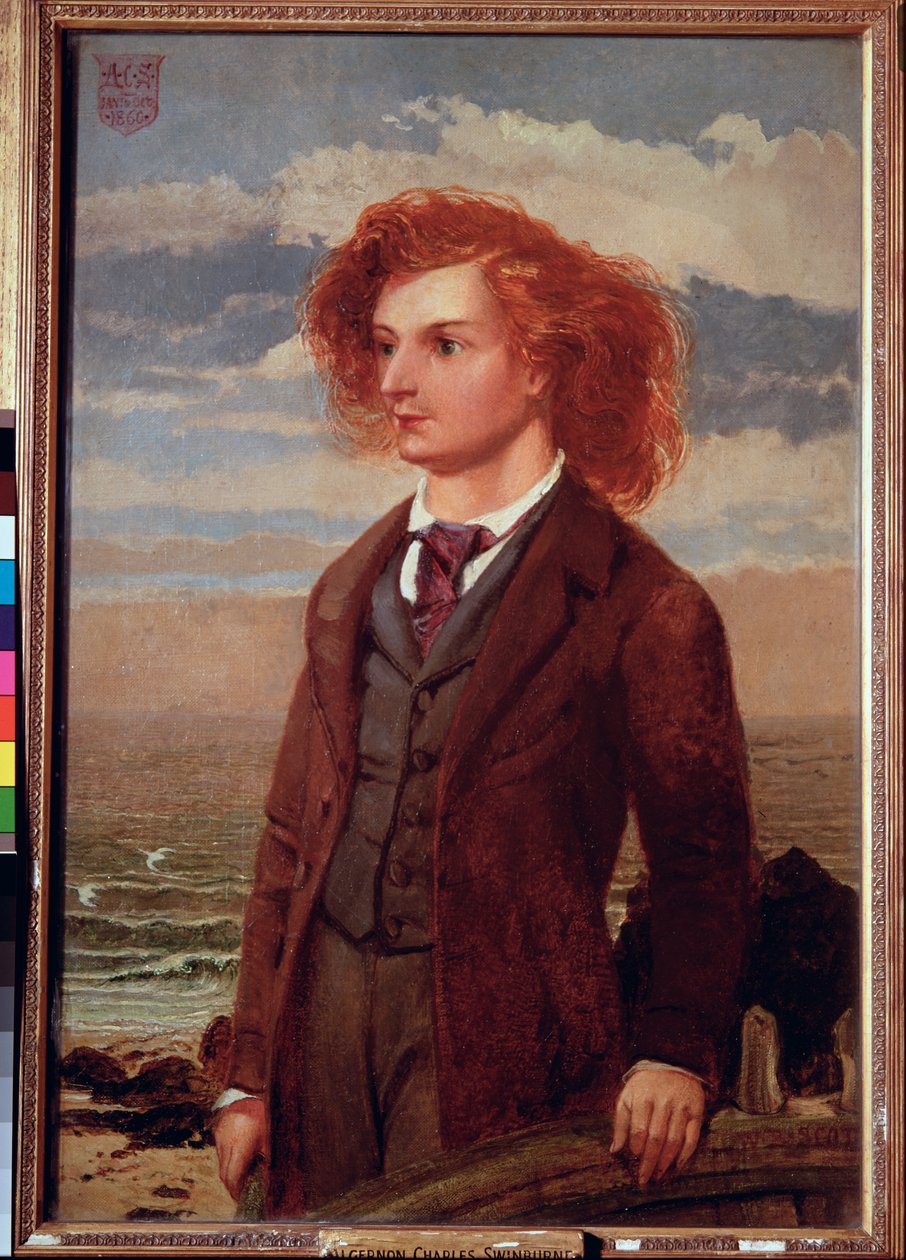 アルジャーノンの肖像チャールズ・スウィンバーン（1837-1909） 作： ウィリアム・ベル・スコット