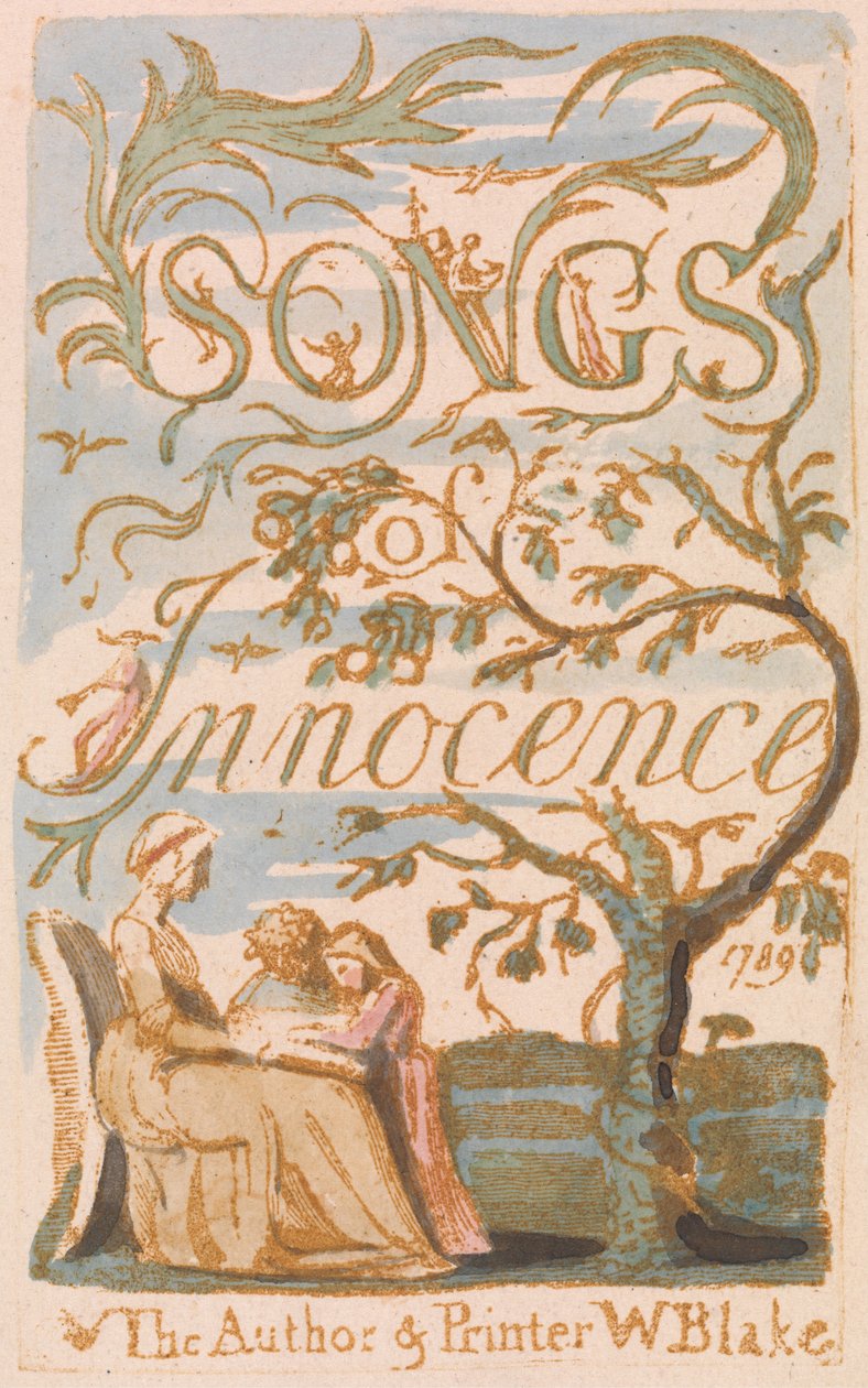 Song of Innocence、Plate 2、Title Page（Bentley 3） 作： ウィリアム・ブレイク