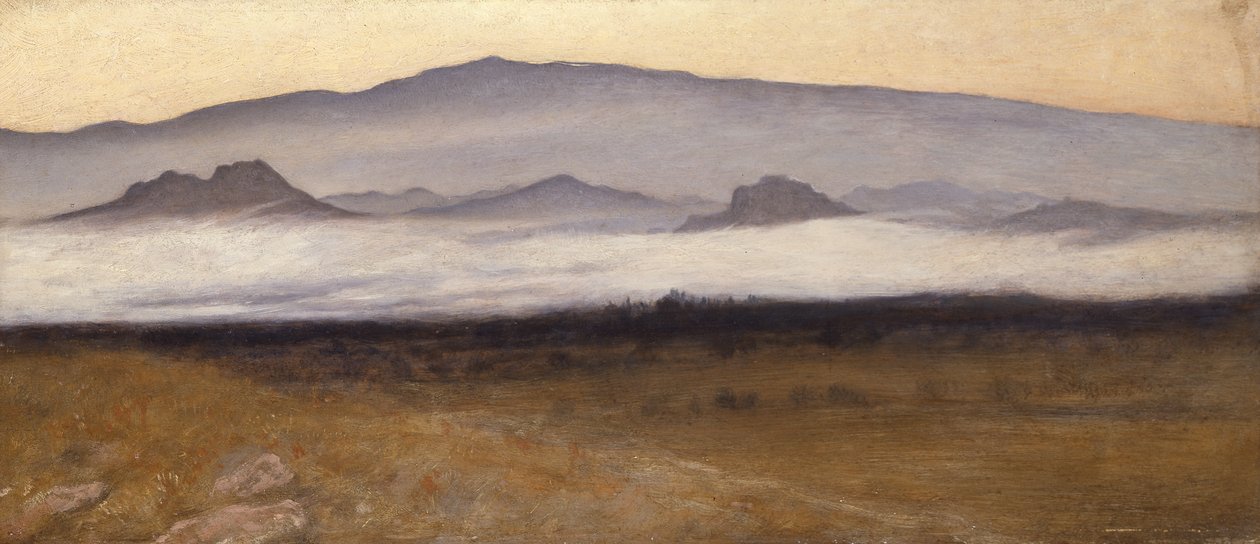 カララ山脈、1890年頃 作： ウィリアム・ブレイク・リッチモンド