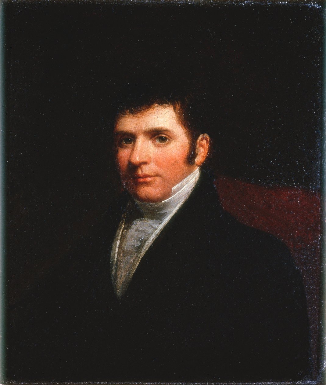 ジョン・ドブソンの肖像、1822-28年頃 作： ウィリアム・ディクソン
