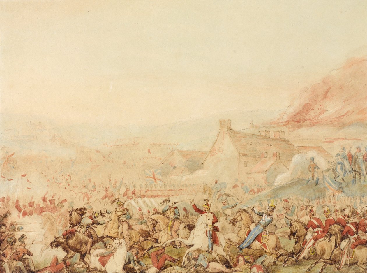 ウォータールーの戦い、1815年、1818年 作： ウィリアム・ヒース