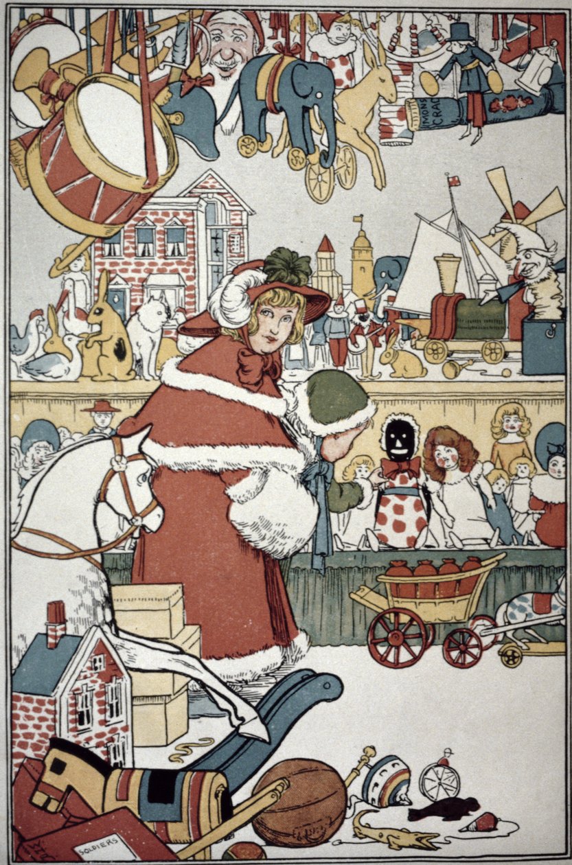 クリスマスのおもちゃ、1900年頃 作： ウィリアムヒースロビンソン