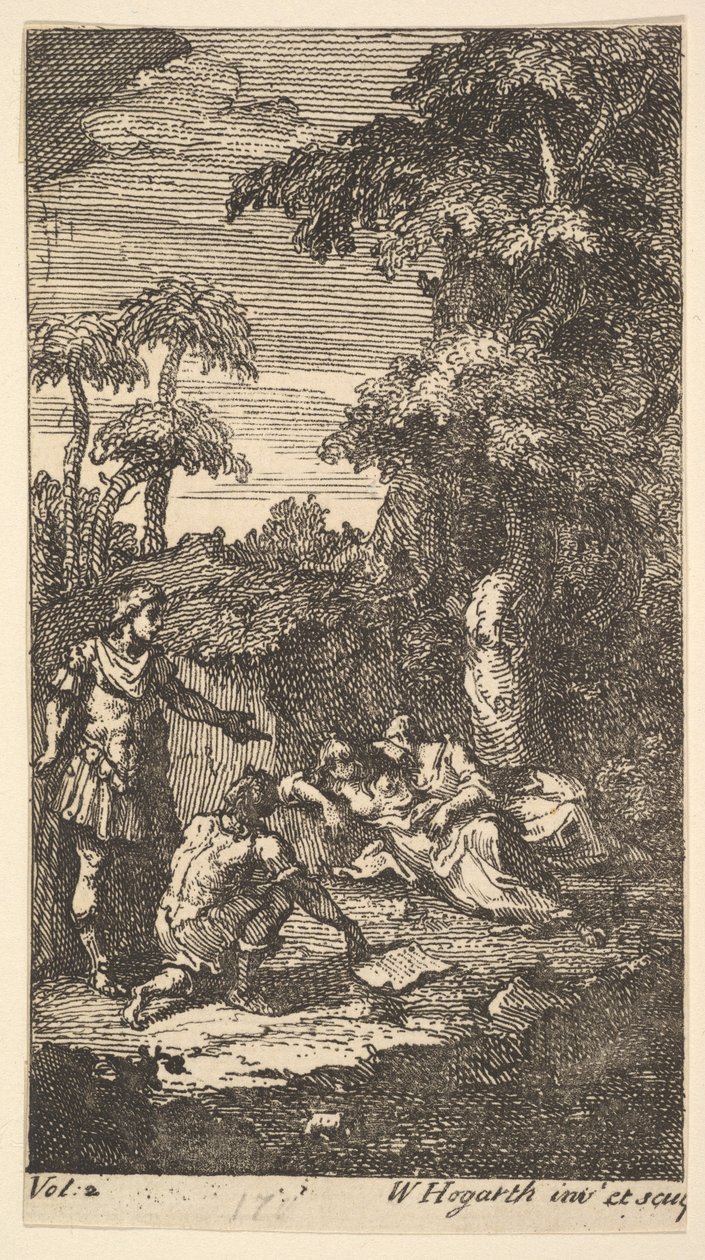 カサンドラ、Frontispiece、Vol。 2：1725。 作： ウィリアム・ホガース