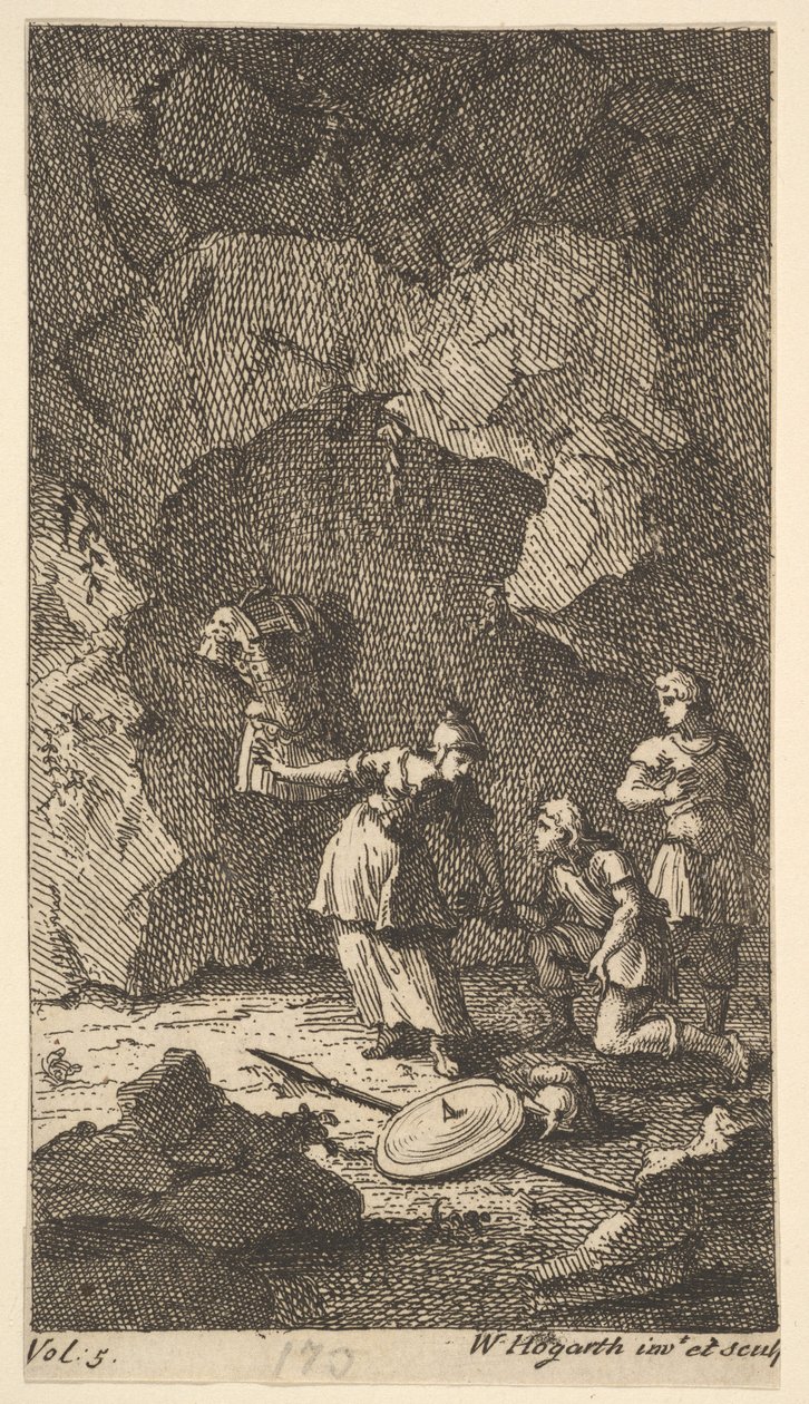 カサンドラ、Frontispiece、Vol。 5、1725。 作： ウィリアム・ホガース