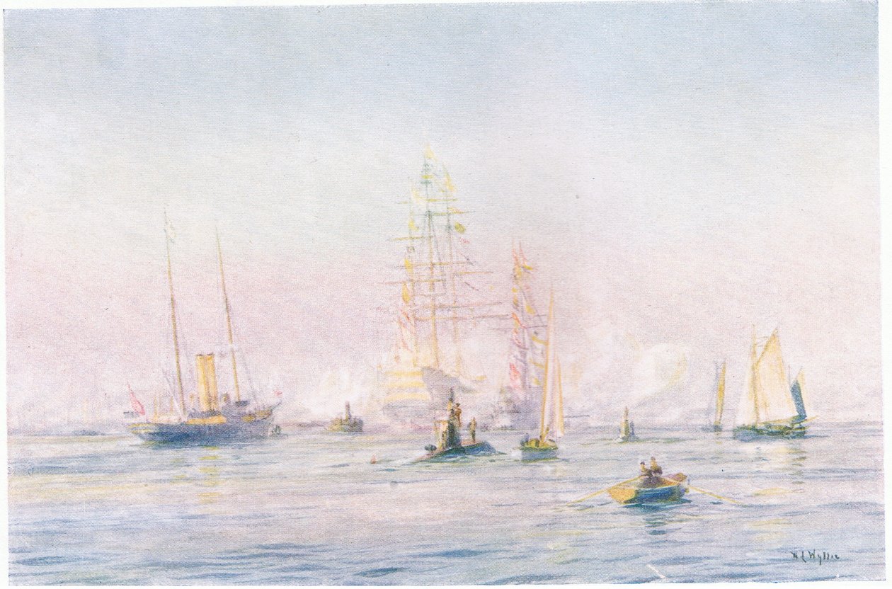 ポーツマスハーバー1912、1915 作： ウィリアムライオネルワイリー