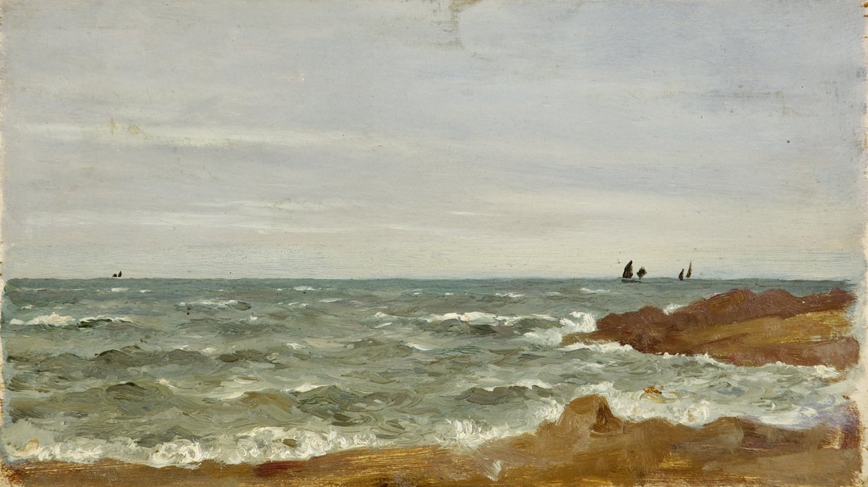 Seascape:灰色の天気 作： ウィリアムマシューヘイル