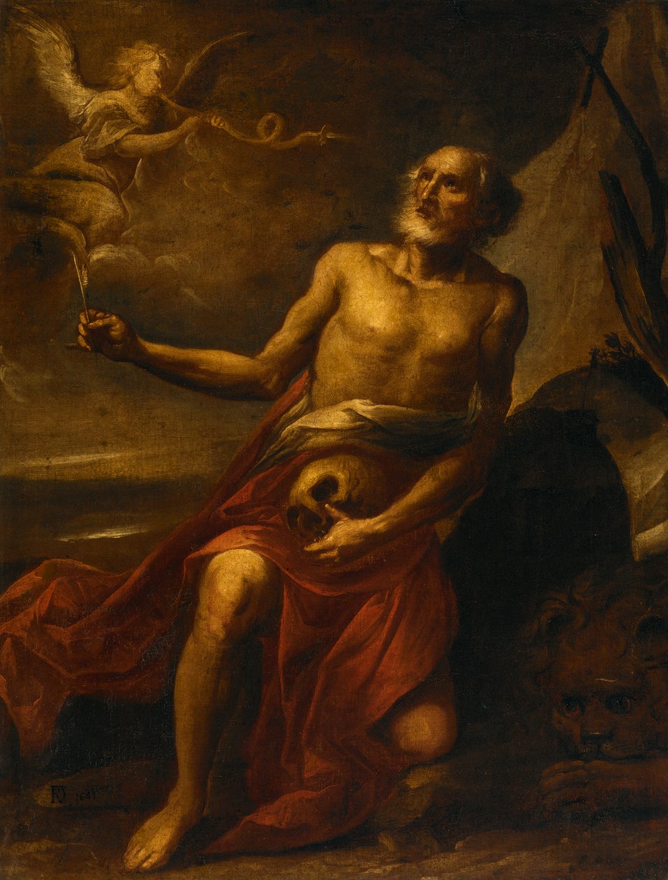 St.Jerome, ca. 1872-1879. 作： ウィリアム・メリット・チェイス