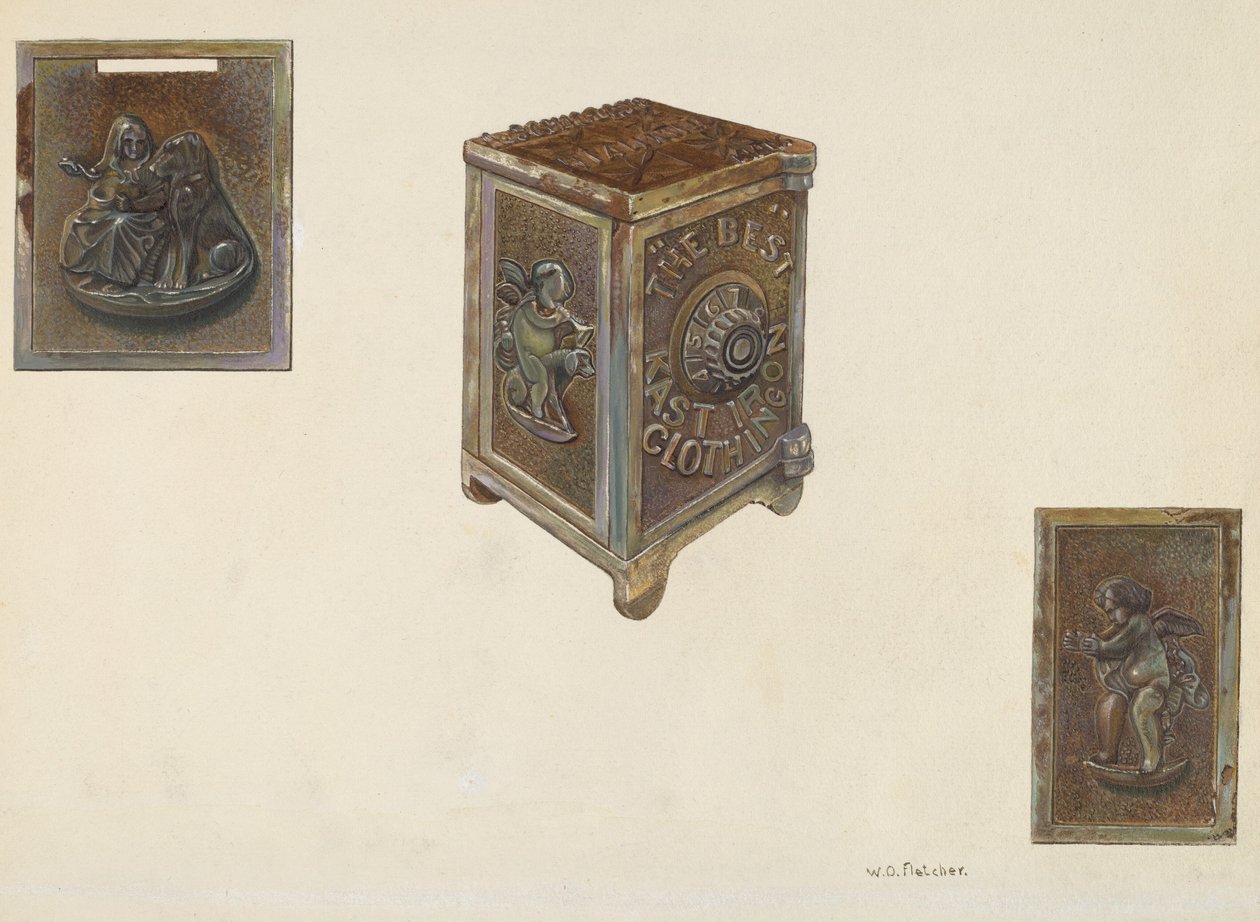 安全な銀行、c。 1940年。 作： ウィリアムO.フレッチャー