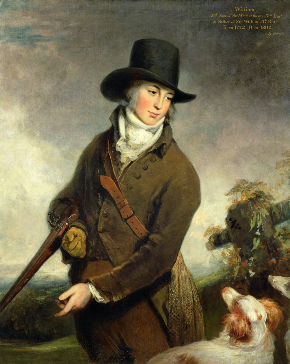 ウィリアム・ヒースコート牧師（1772-1802）（油彩・キャンバス） 作： ウィリアム・オーウェン