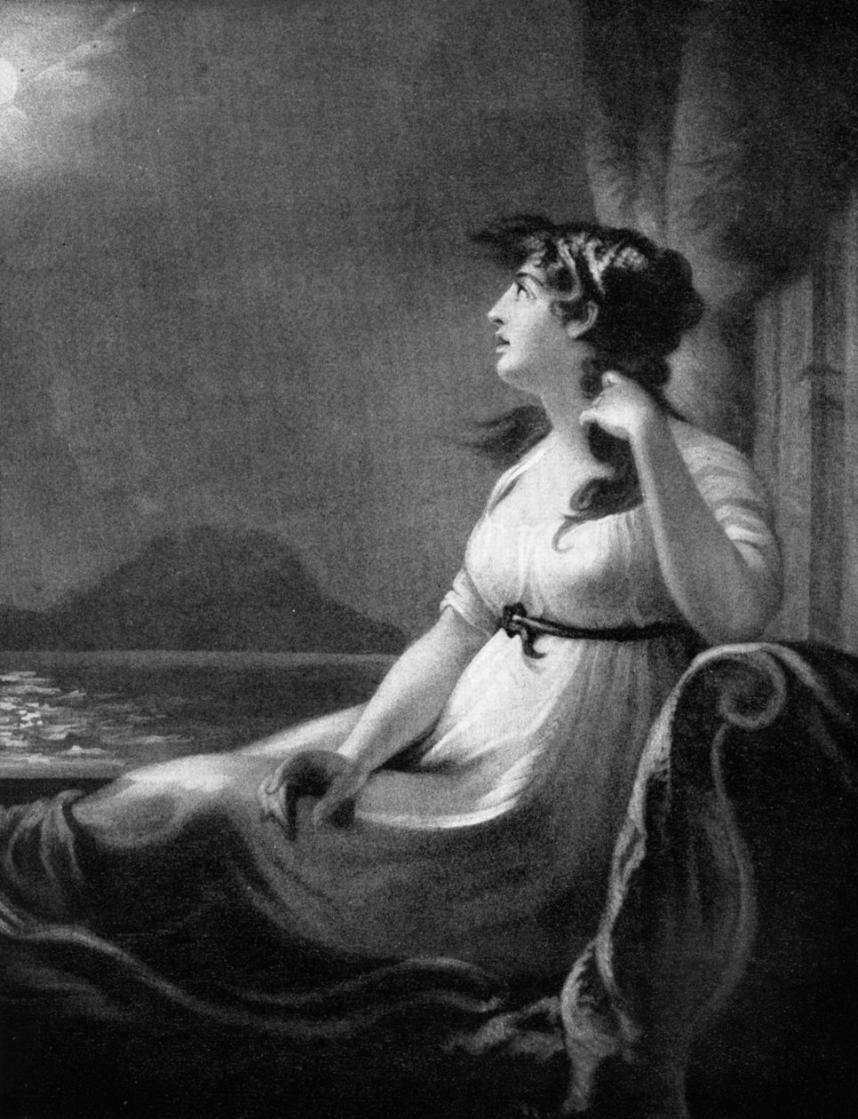 レディ・ハミルトン、1806年。 作： ウィリアム・セイ