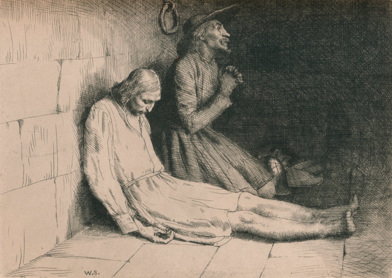 クリスチャンであり、希望に満ちたダンジョン、c1916 作： ウィリアム・ストランド