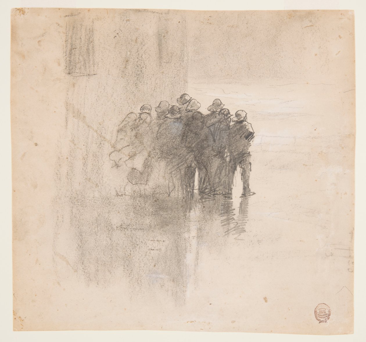 Oilskins、Cullercoats、イングランドの漁師 作： ウィンスロー・ホーマー