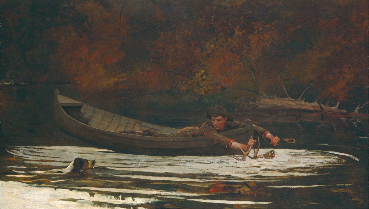 Hound and Hunter, 1892. 作： ウィンスロー・ホーマー