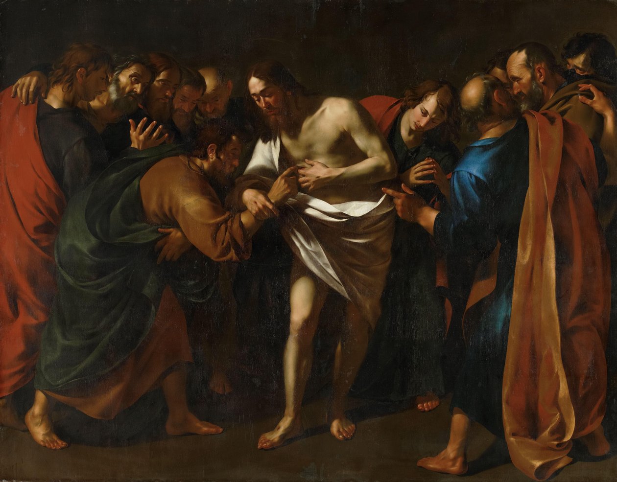 聖トマスの不信感 作： Wouter Pietersz II Crabeth