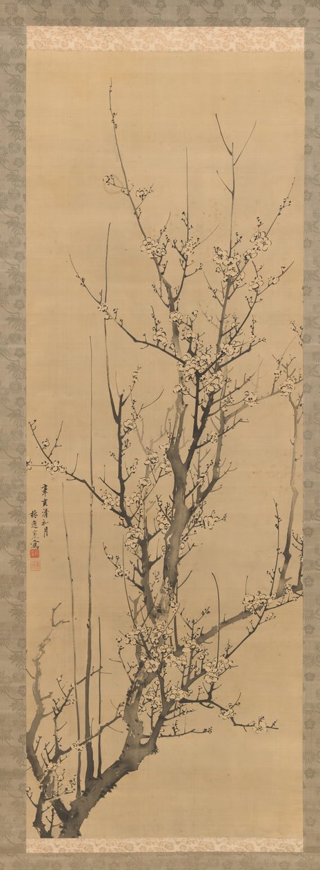 1851年の「梅の花」。 作： 山本バイイツ