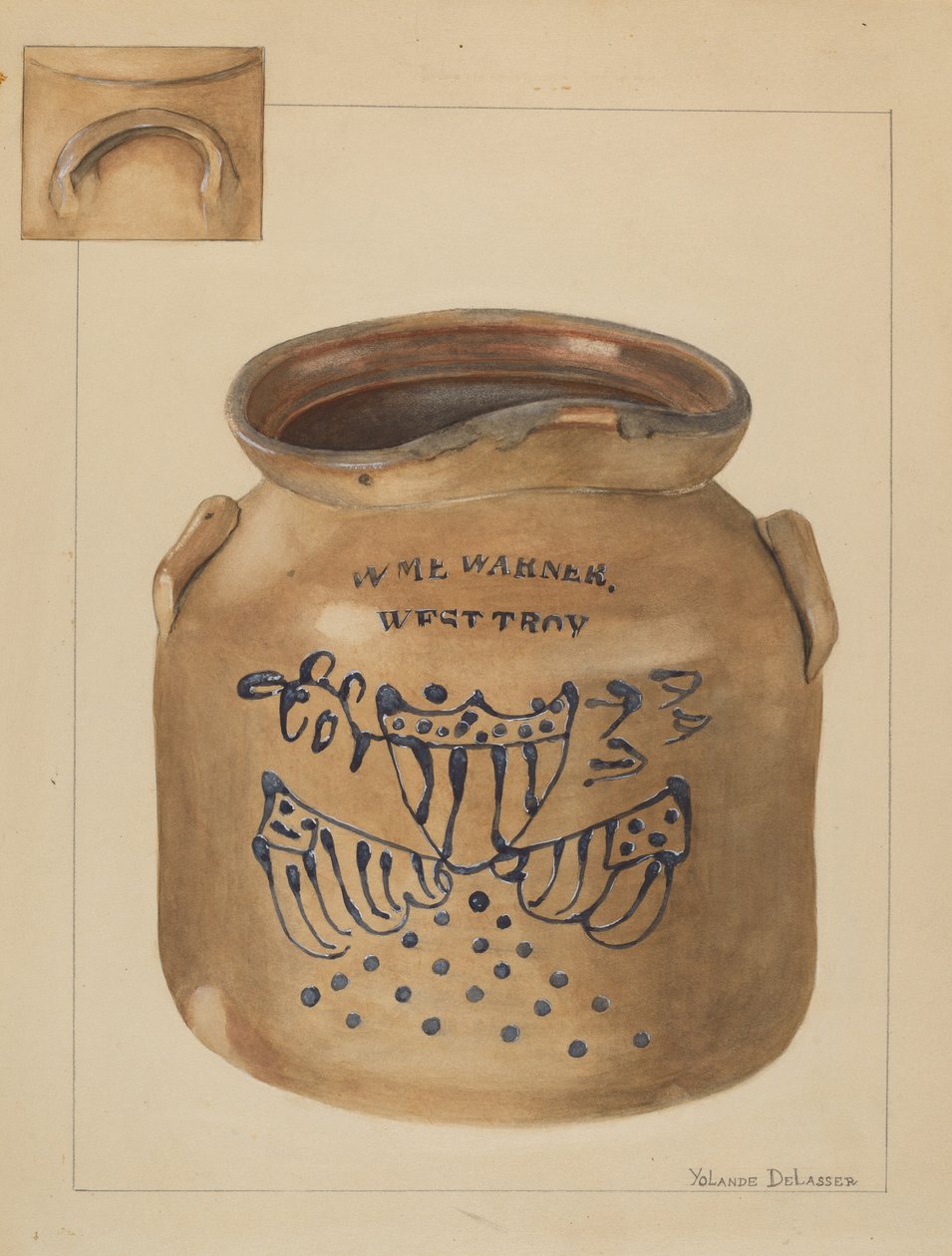 Jar, c. 1936. 作： ヨランデ・デラサー