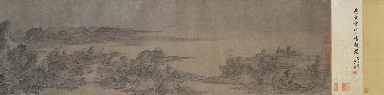 パビリオンのある風景 作： ユ・ウェンギ
