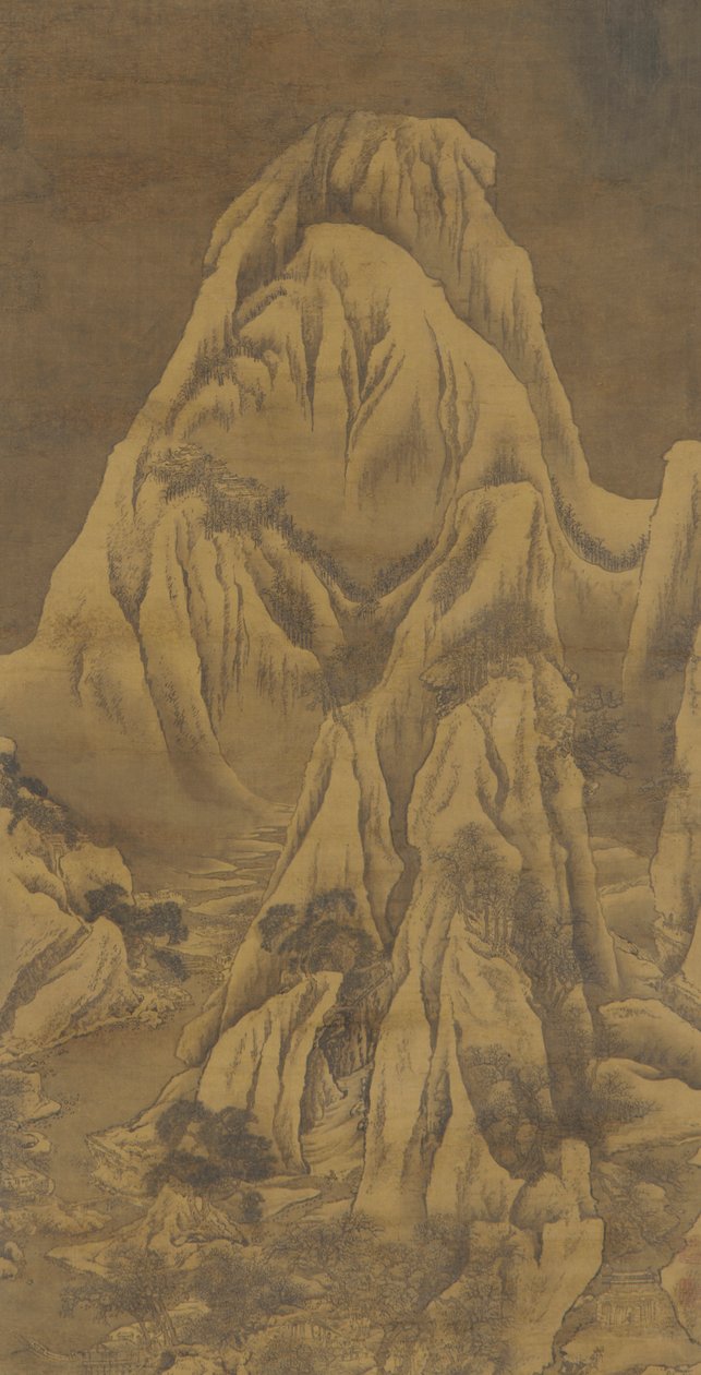 冬景色 清朝時代 18世紀 作： 元江