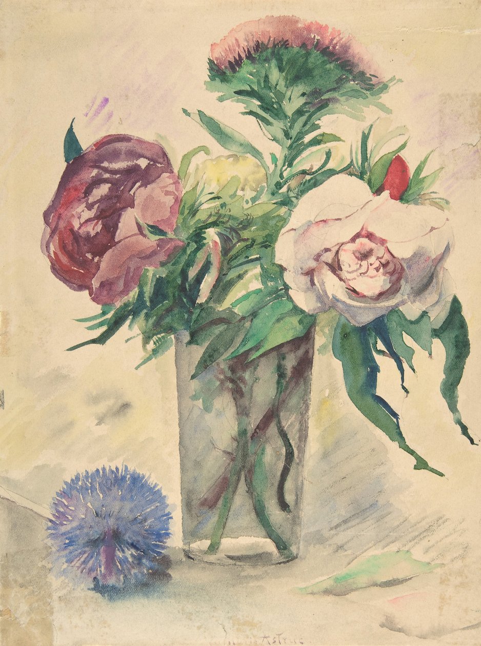 花瓶の花 1884年～1904年頃 作： ザカリー・アストルック