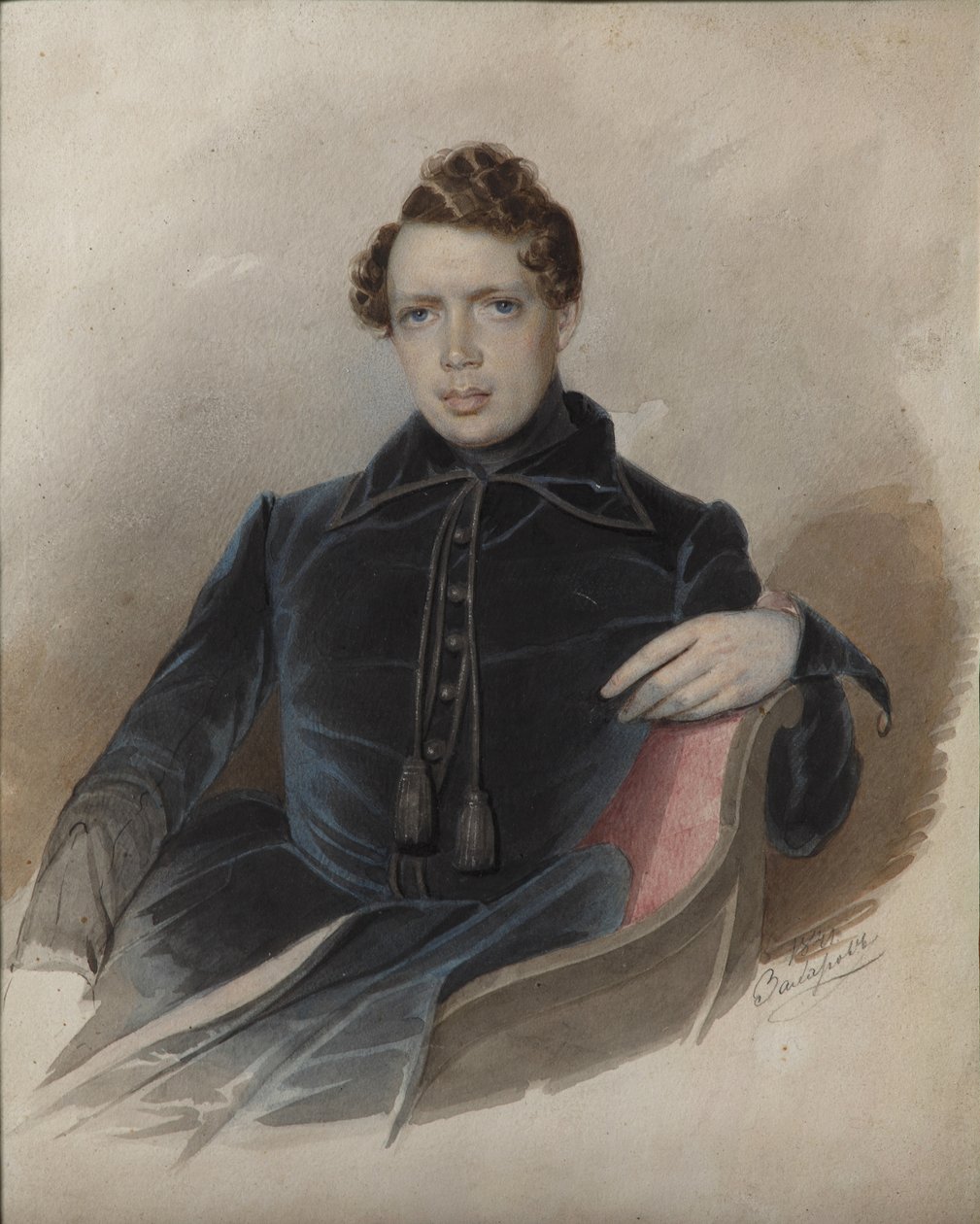 Andrey Nikolayevich Muravyov 1806-1874、1841の肖像 作： ザハロフ