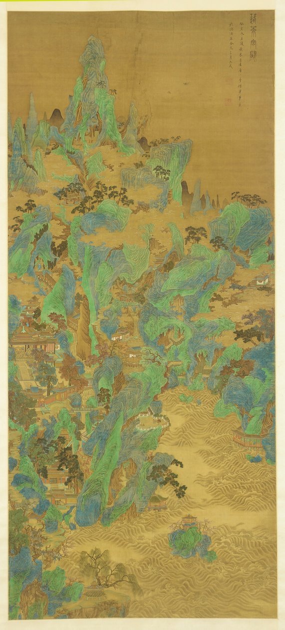 蓬莱の宮殿と門塔 作： ジューダン