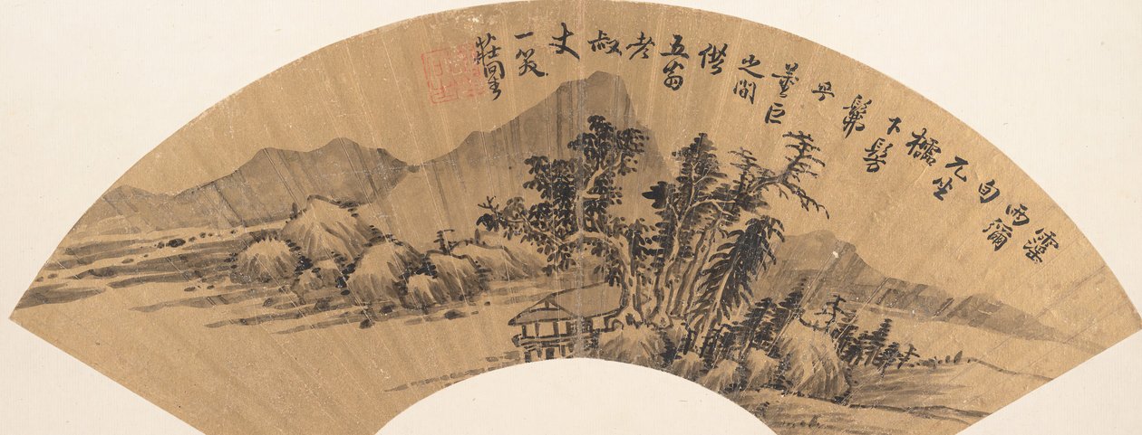 川の風景。 作： Zhuang Jiongsheng