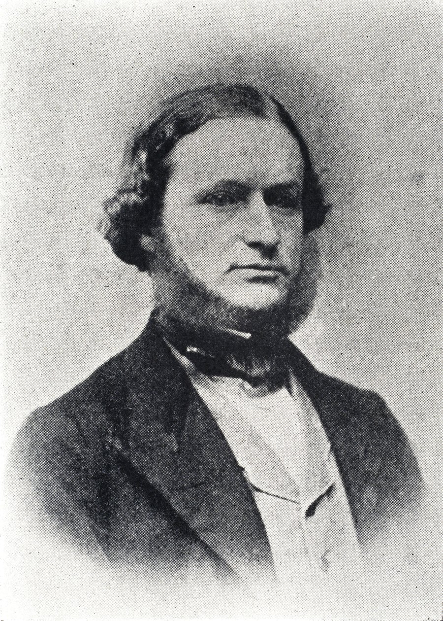グスタフ・キルヒホフ、ドイツの物理学者、1860年代頃 作： フレデリック (帰属) バーナード