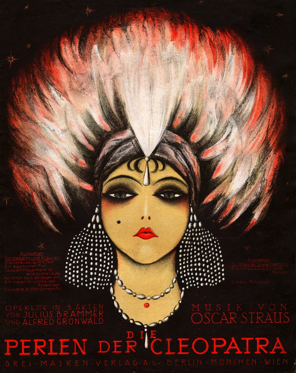 クレオパトラ7世女王。 1923年（イラスト） 作： 。 。