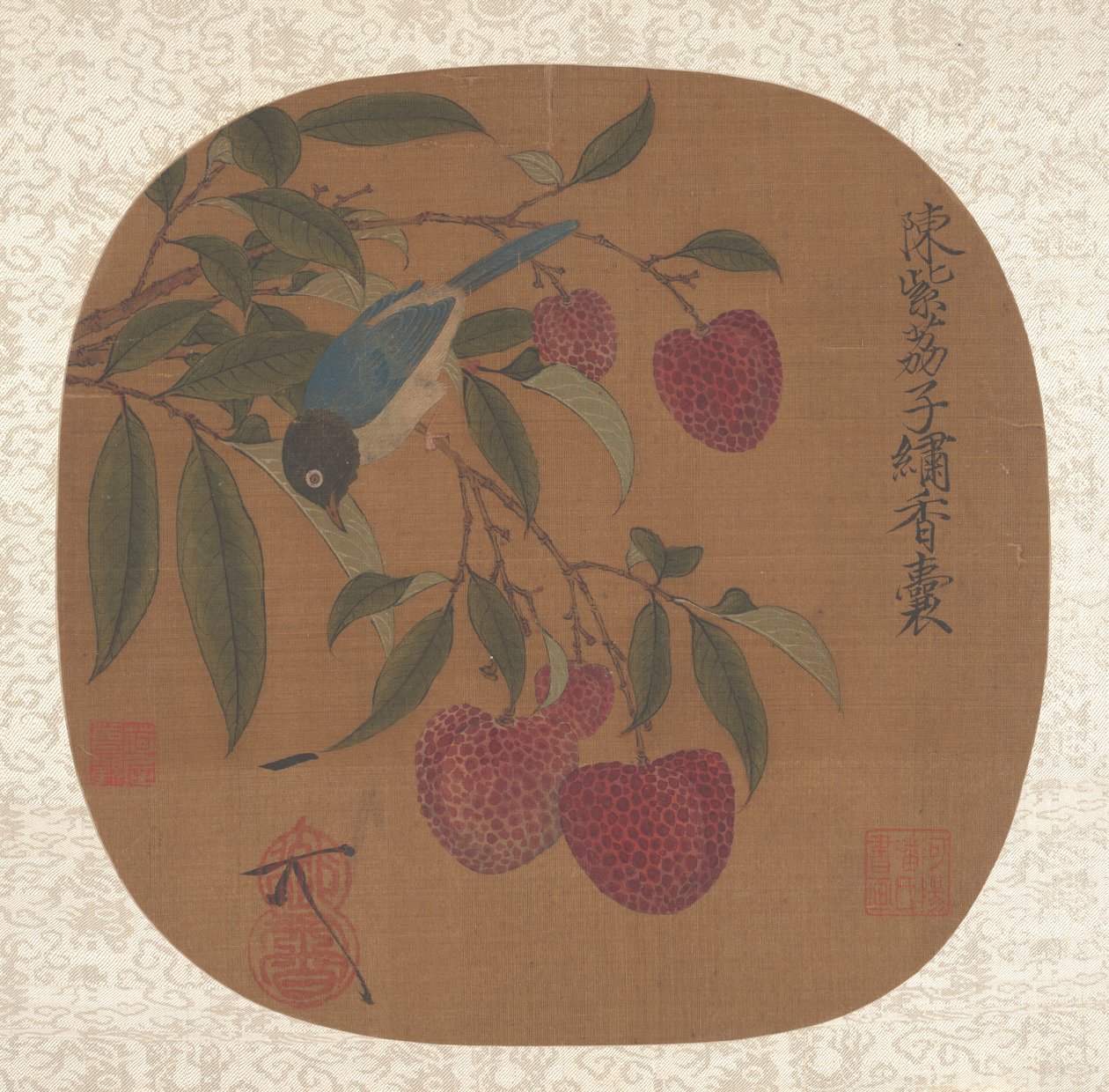 紫のライチの房 作： 匿名