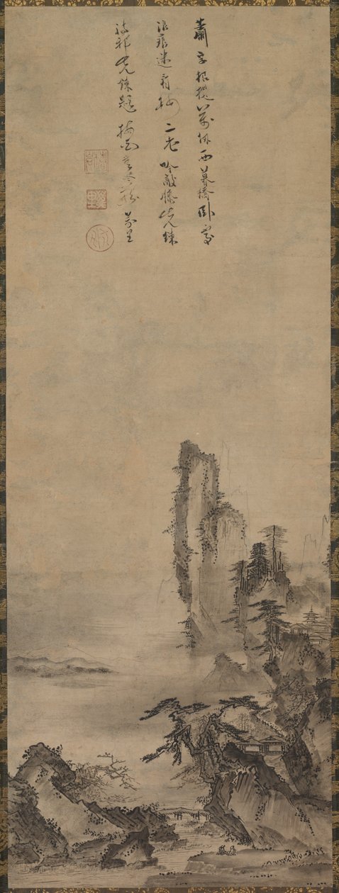 孤独な寺院とそびえ立つ断崖 作： 祥啓祥啓サークル