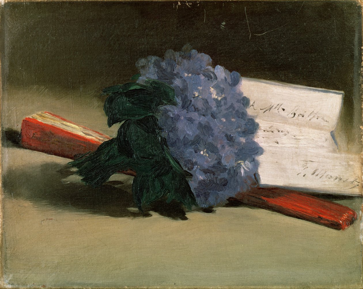 スミレの花束、1872 作： エドゥアールマネ