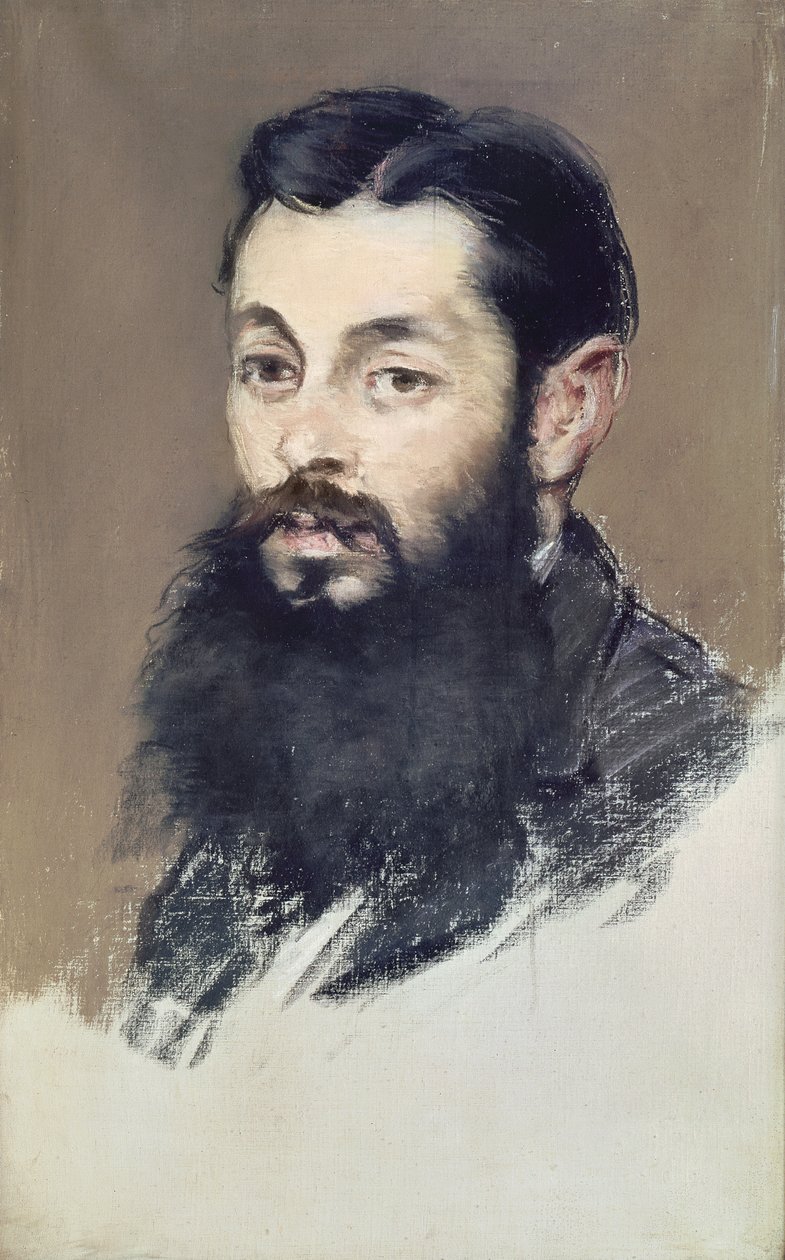 ナポレオン3世の医者、マテルネ博士（1808-73）c.1880-81（キャンバスにパステル） 作： エドゥアールマネ