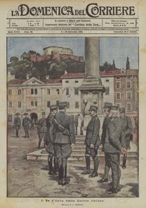 イタリア国王がイタリアのゴリツィアを訪問