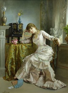 若い女性の肖像画