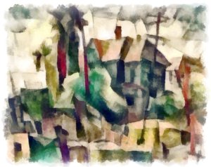 ビュー（緑）＃25,2016、