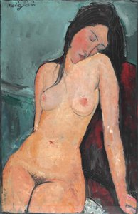 女性ヌード、c。 1916年。