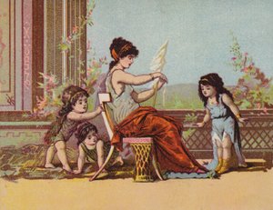ローマの女性と子供