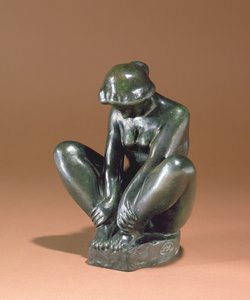 両方の足を保持している少女、1920（ブロンズ）