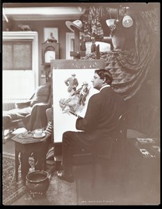 ハリソンフィッシャー、1905年（銀ゼラチンプリント）